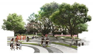 茶山镇博头村美丽乡村整治规划、麒麟路、月牙塘